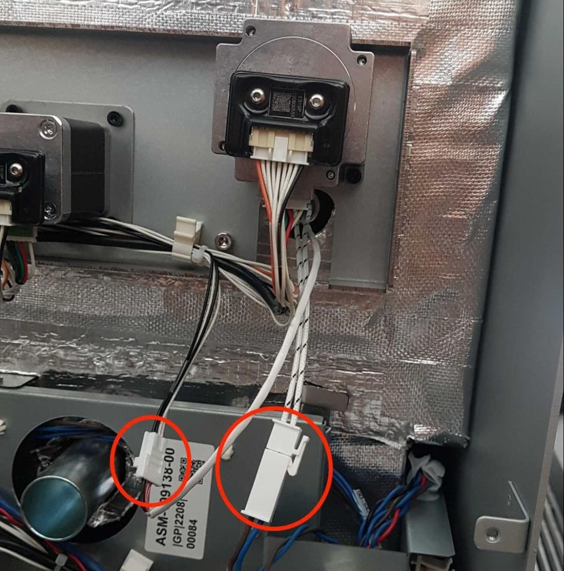 Pufferwanne-RTD oder Heizelement installieren