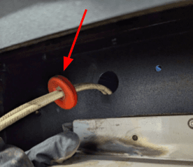 Install the new quartz tube heater frame - View 2