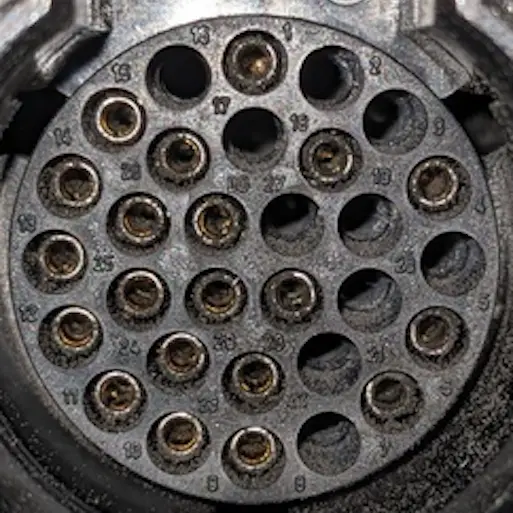 Dirty build chamber plug pins