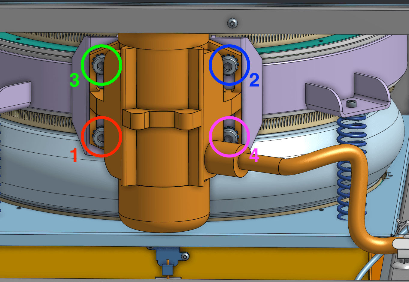 Install the new vibration motor