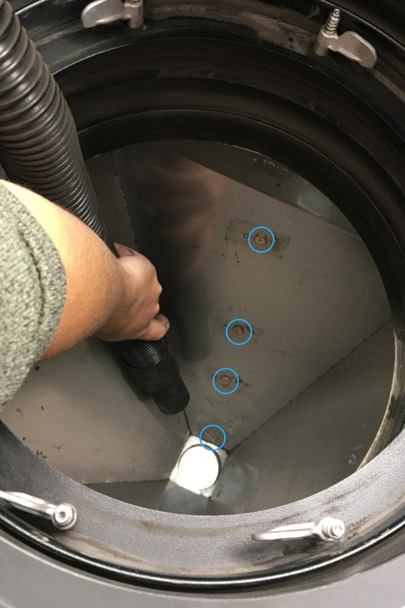 Used powder hopper sensors