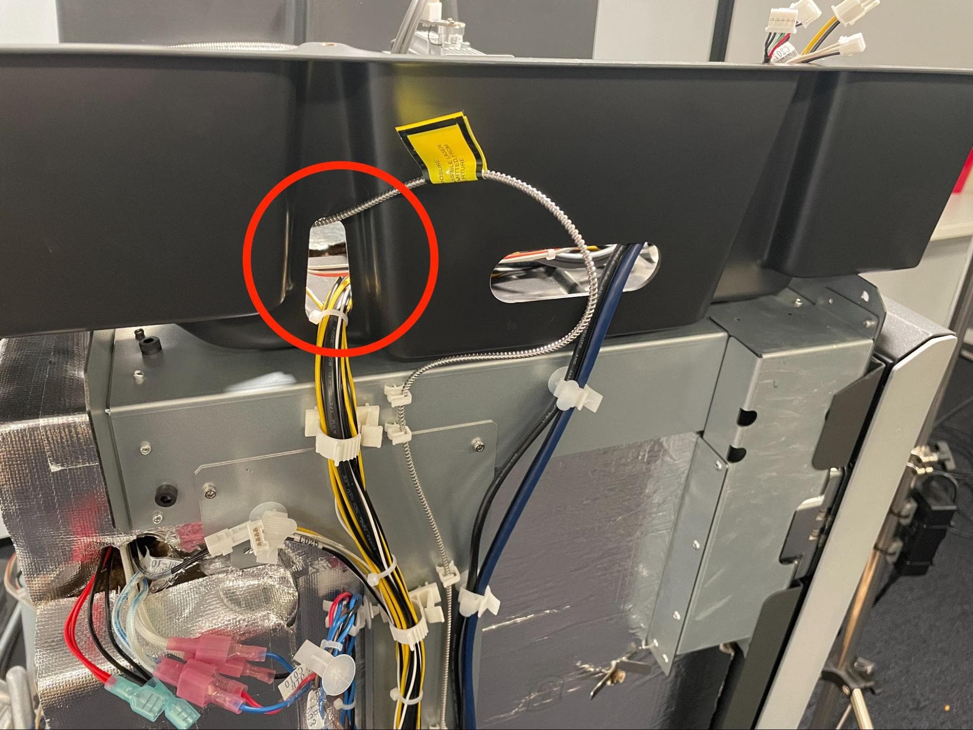 Remove the original laser assembly