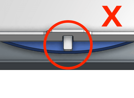 Incorrect orientation of Fuse Sift doser before calibration