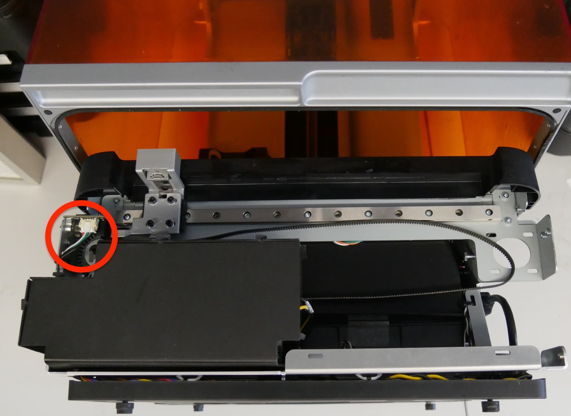 Step 1: Locate the mixer encoder board