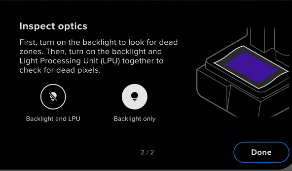 Turning the Form 4 LPU on to test it
