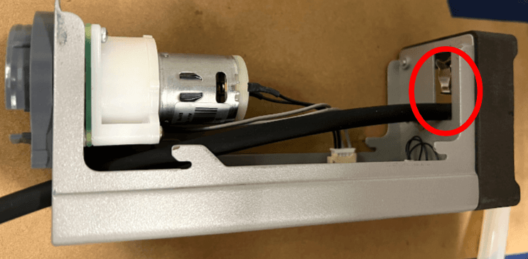 Remove the pump tube