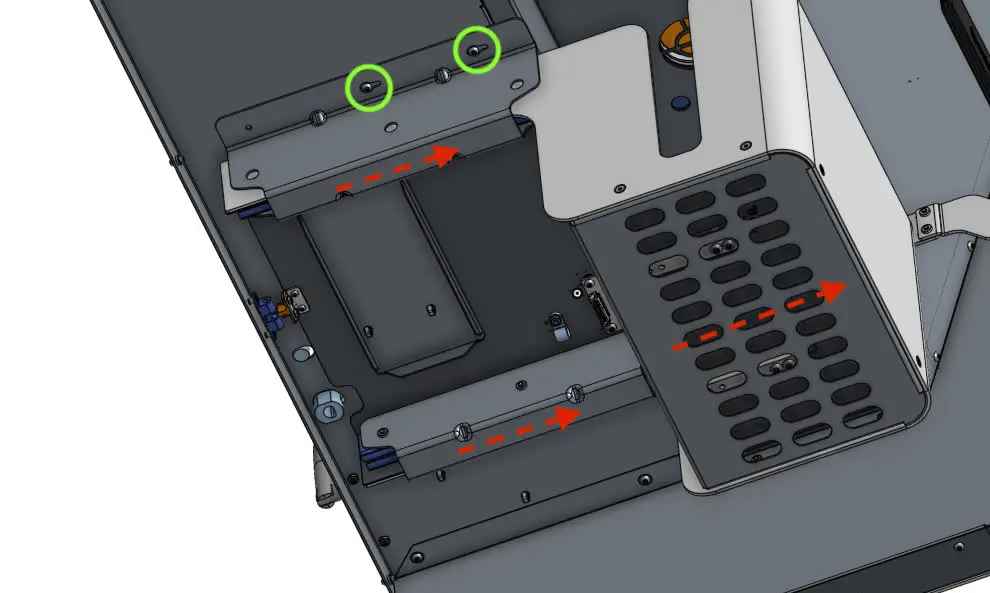 Remove the cartridge drawer