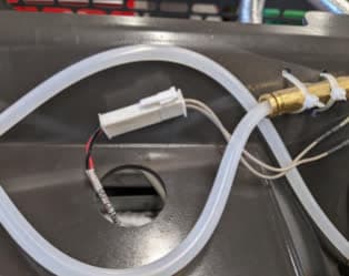 Step 3: Disconnect the N2 sensor and valve (Fuse 1+ 30W only)