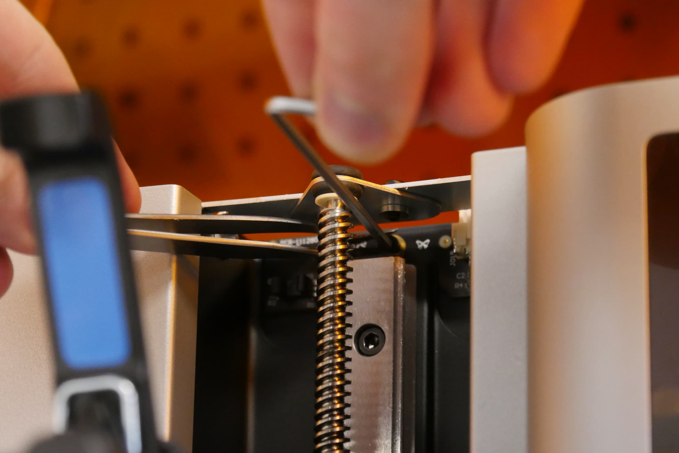 Secure the replacement Z-axis limit switch