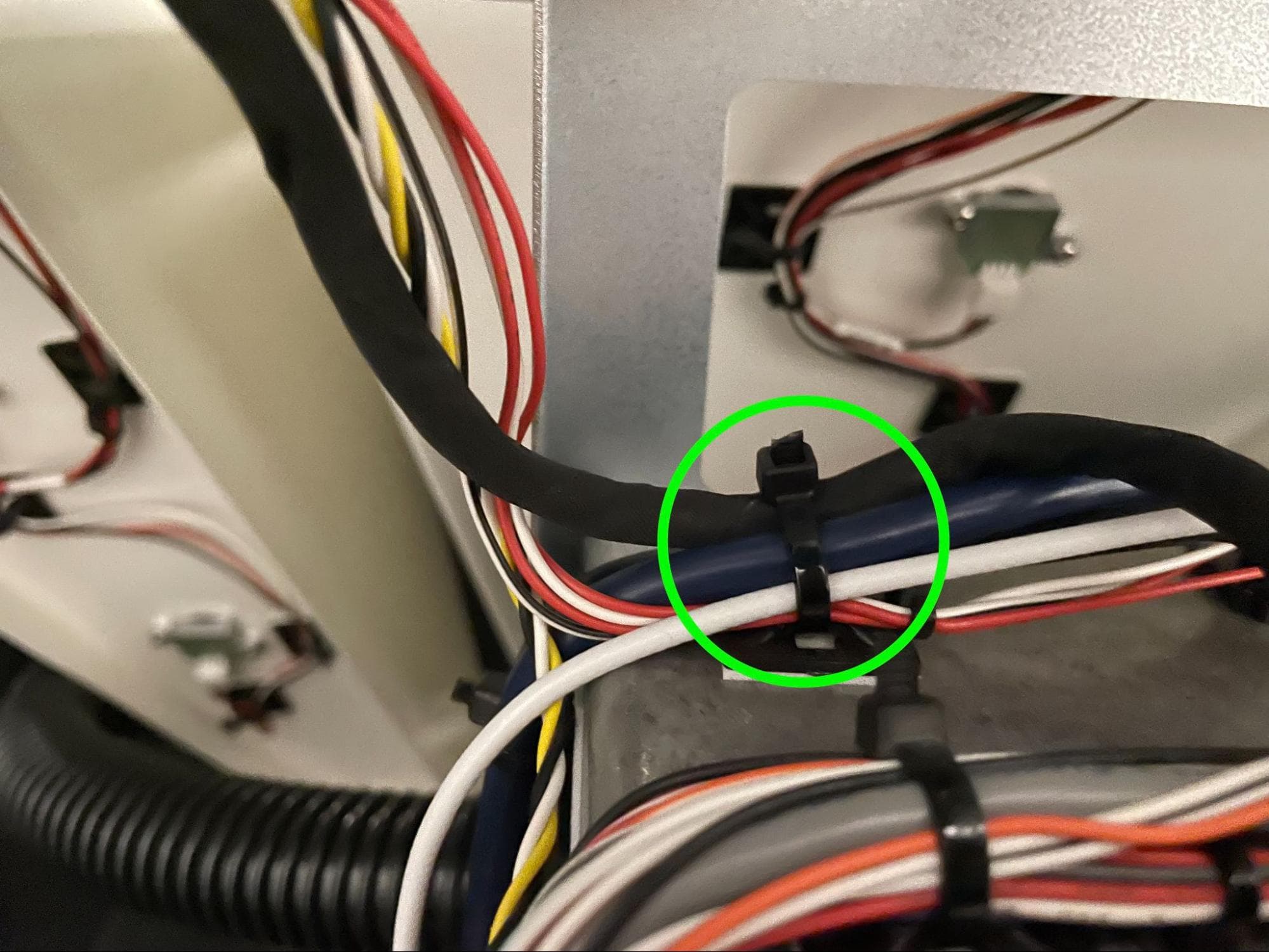 Install the new wire harness