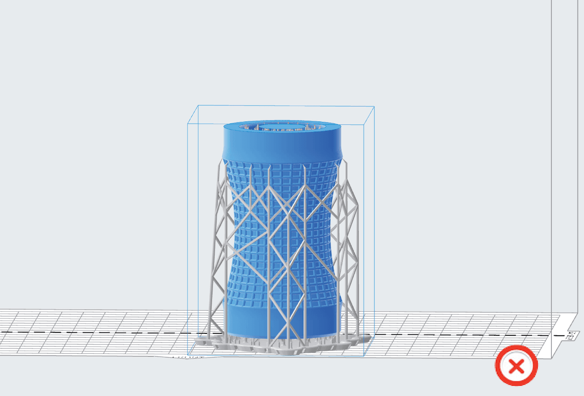 Incorrect cup orientation causing suction