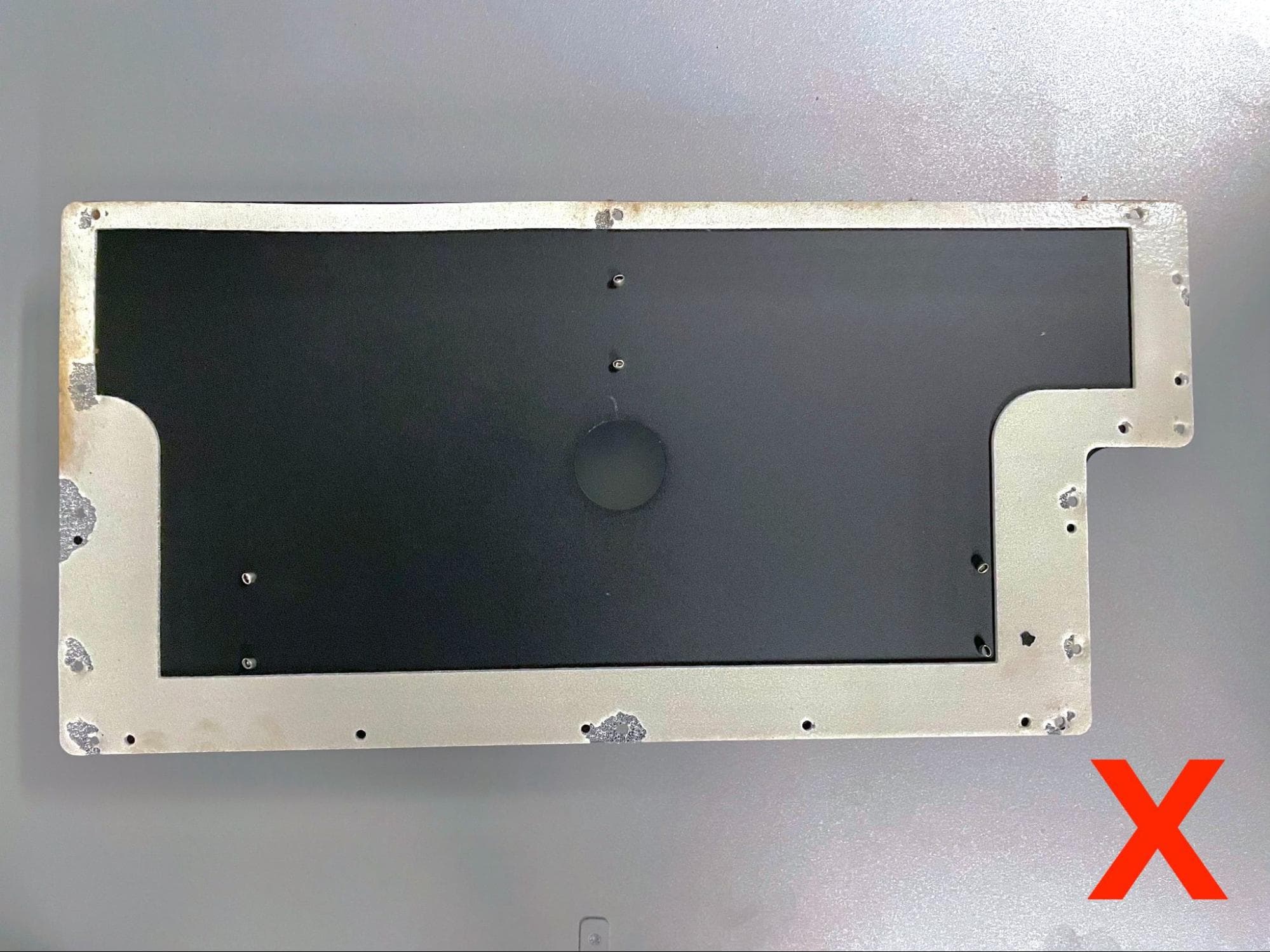 Remove the insulation and inner rear panels