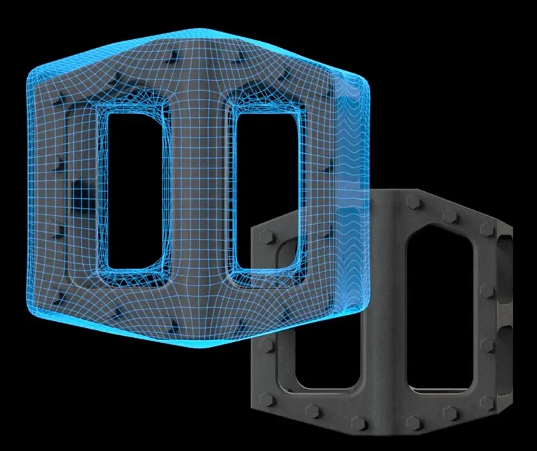 Visualization of Surface Armor around a printed part