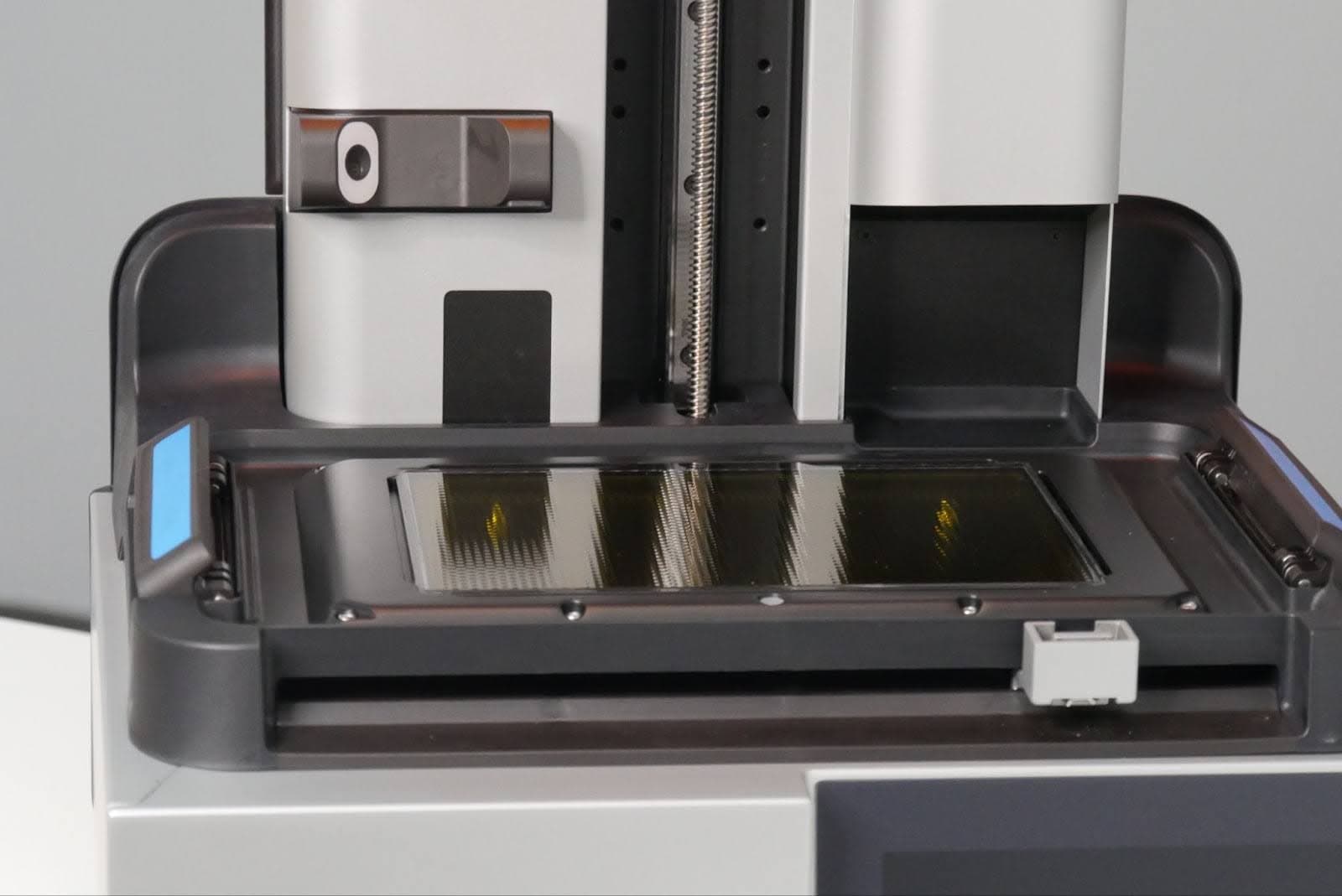 Form 4 printer with a closeup of the camera.