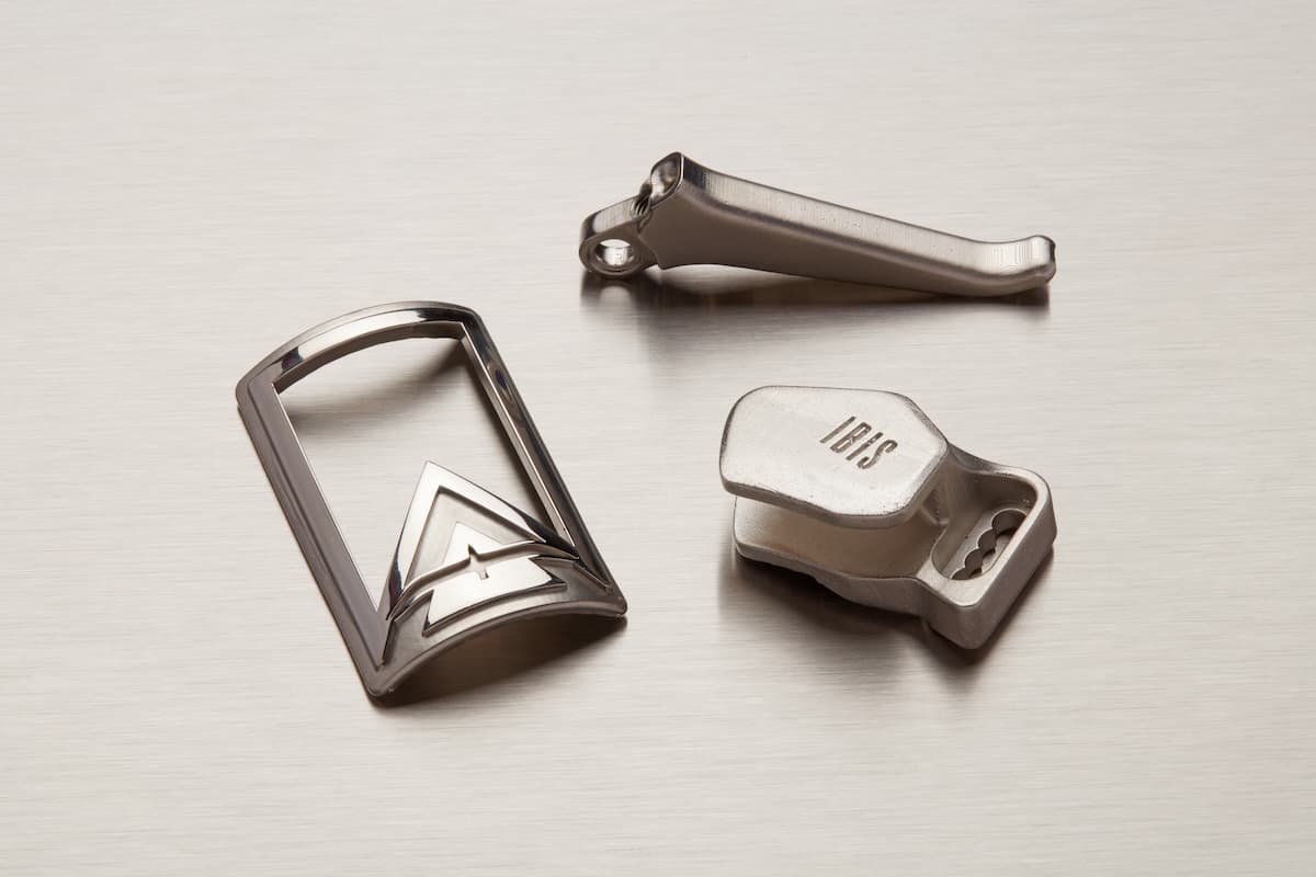 albatross bikes badges 3d printed and electroplated