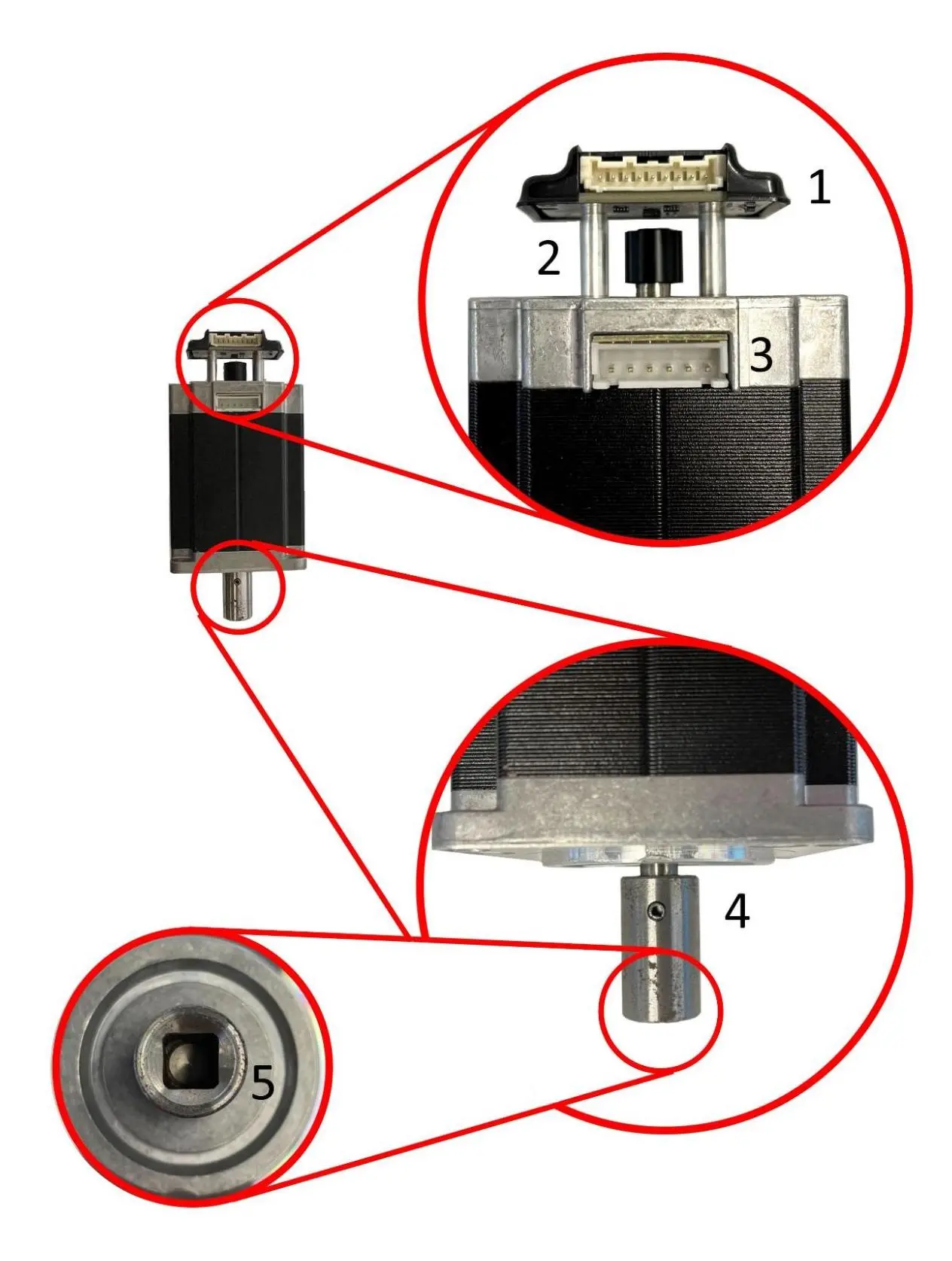 Fuse 1 generation flipper and recoater motor assembly