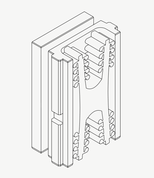 one-side mold