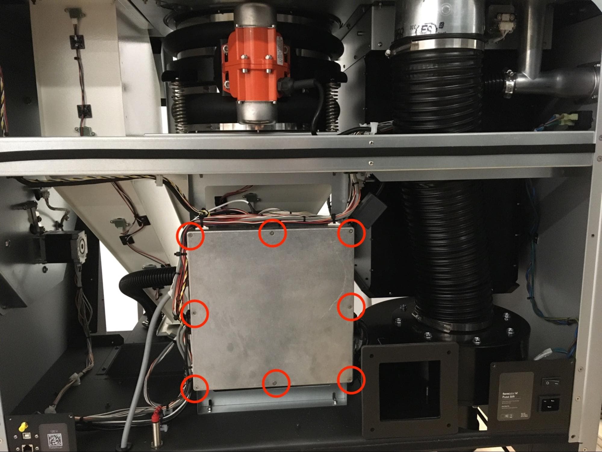 Access the vacuum fuse