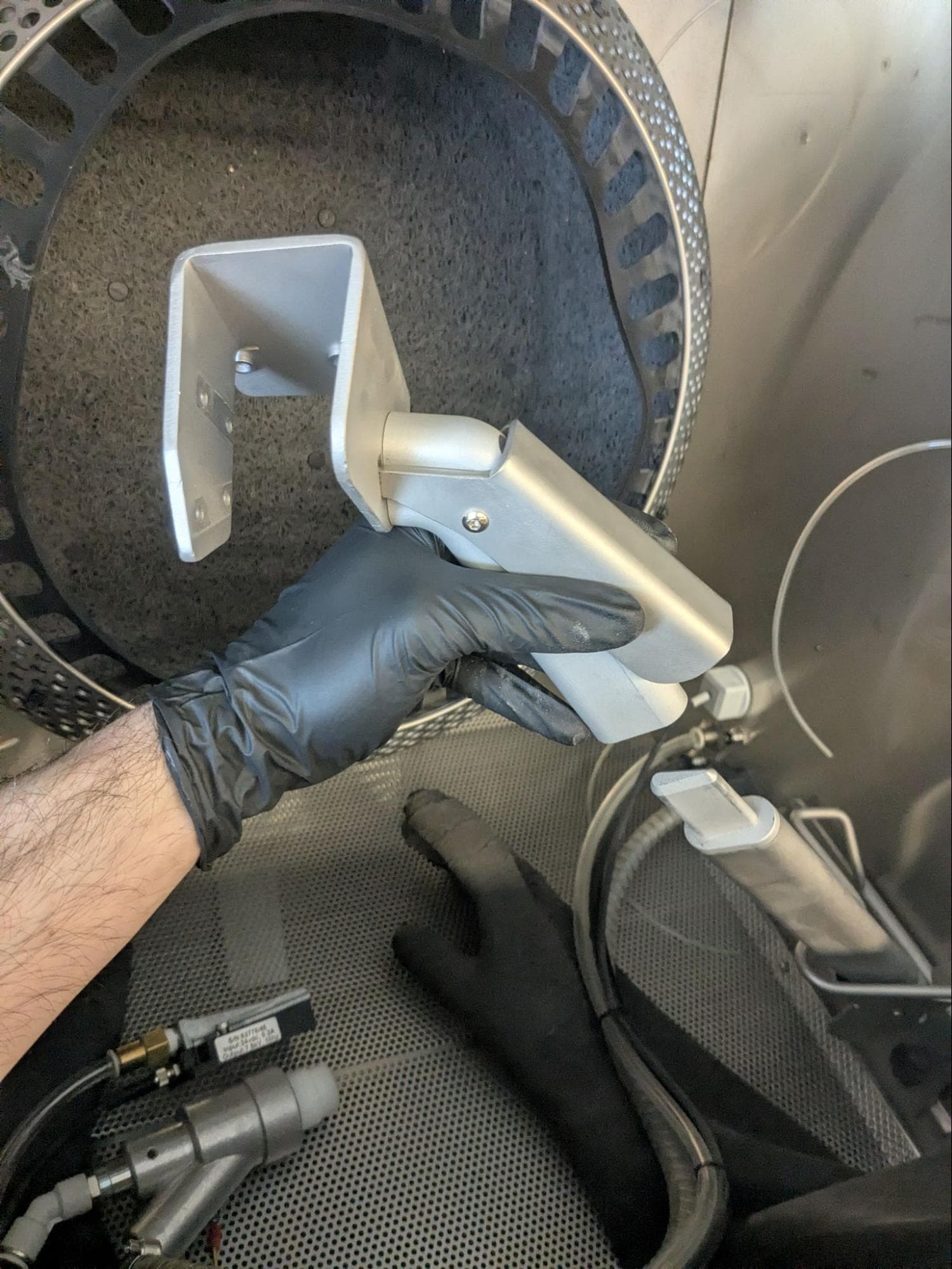 Step 3: Remove the blast gun handle