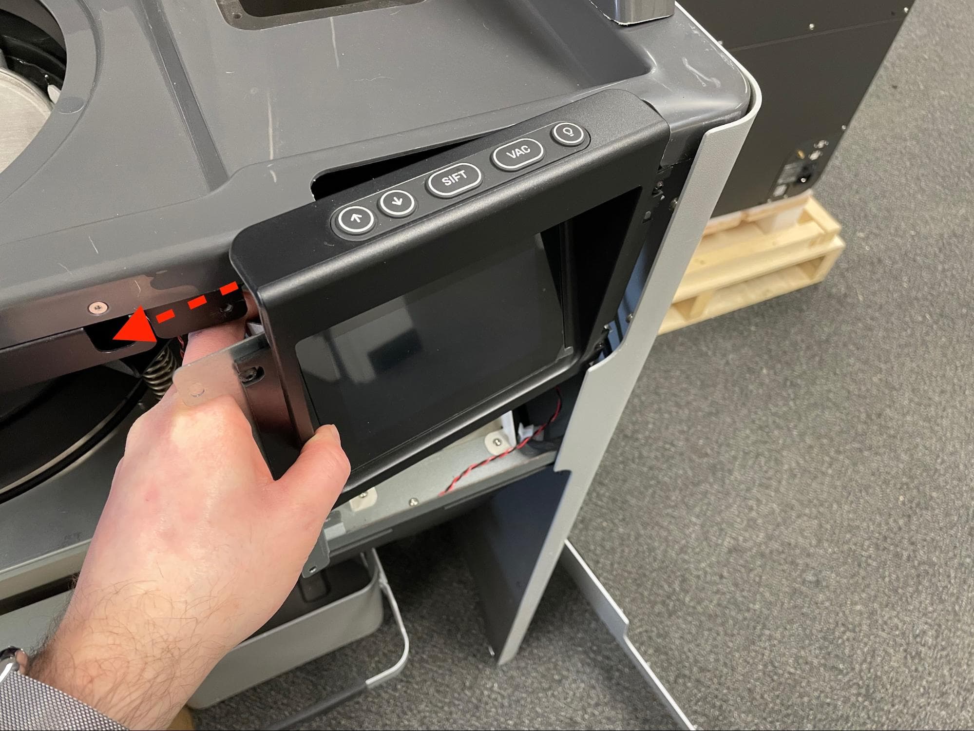 Remove the original display assembly