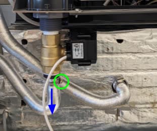 Install the replacement valve