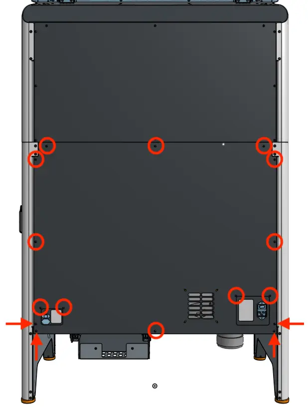 Fuse sift rear enclosure panel