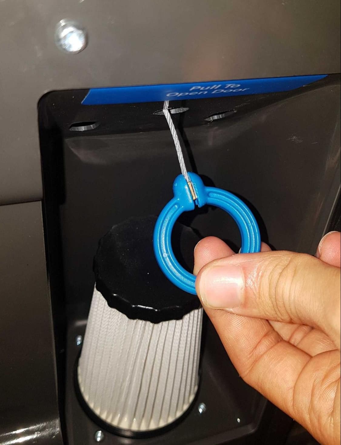 Install the new build chamber socket & cable harness