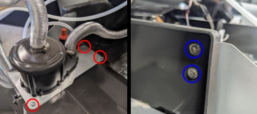 Secure the nitrogen plenum