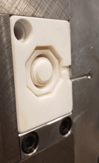 printed molds in metallic frame