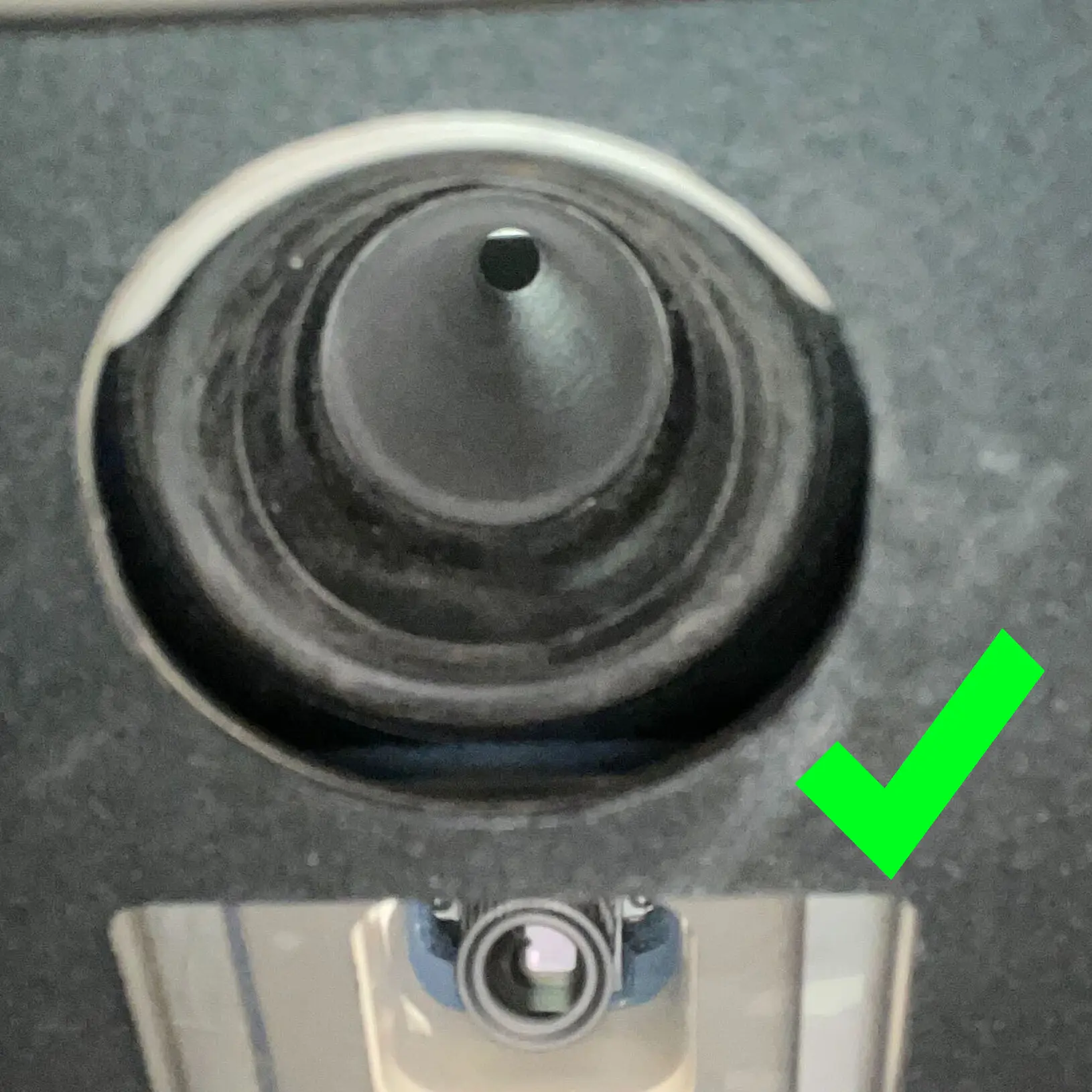 Install the replacement IR sensor flow body