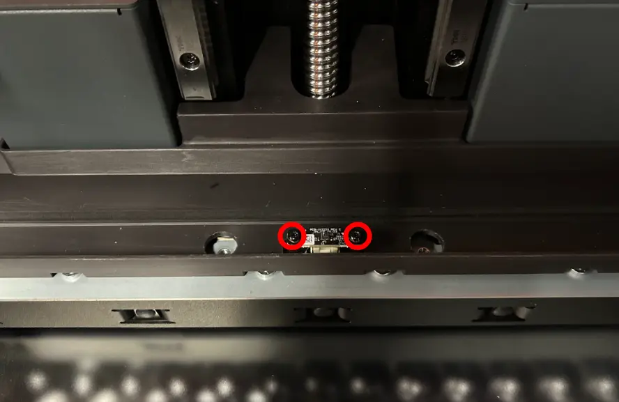 Mount and secure the resin temperature sensor