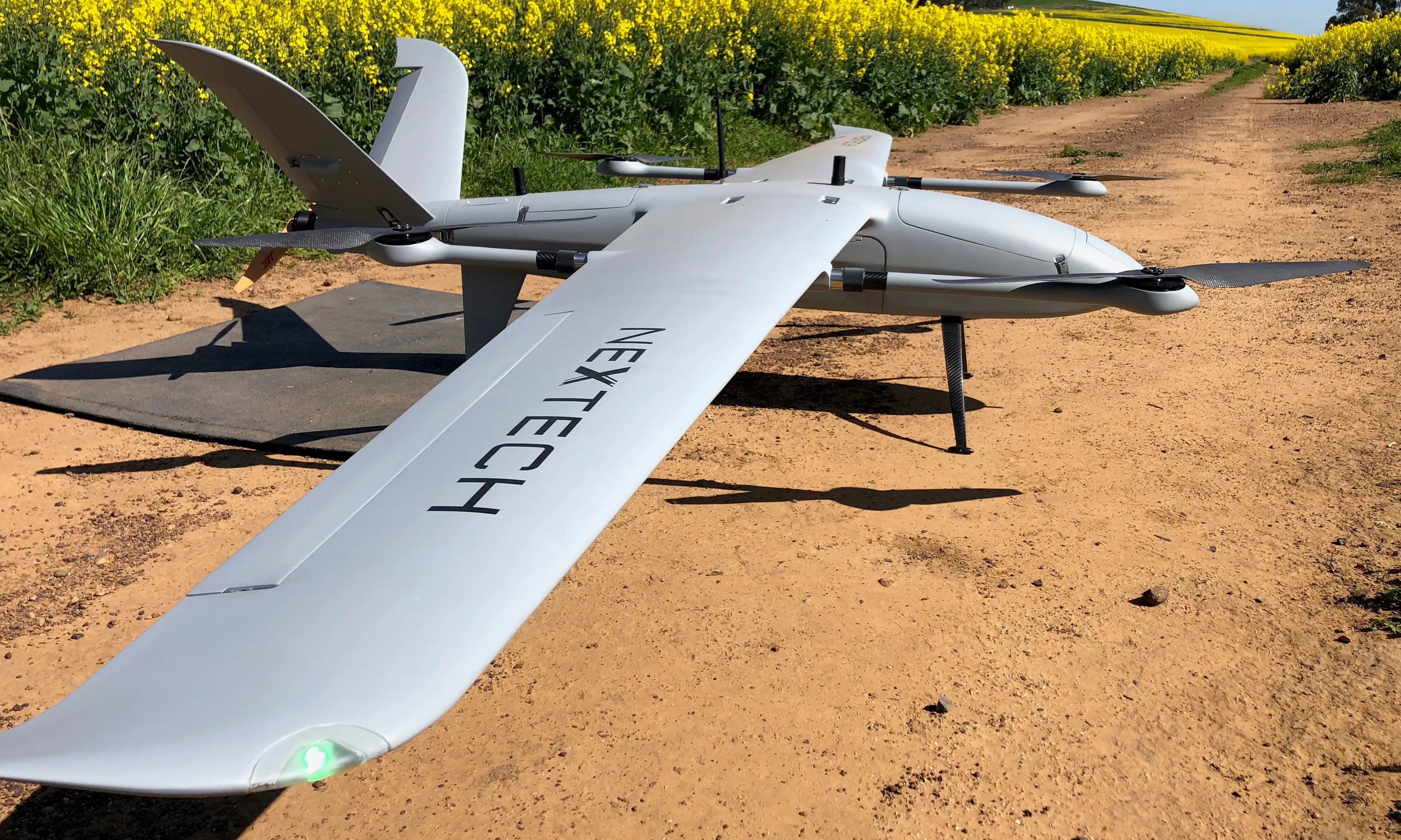 nextech 3d printed fixed wing drone