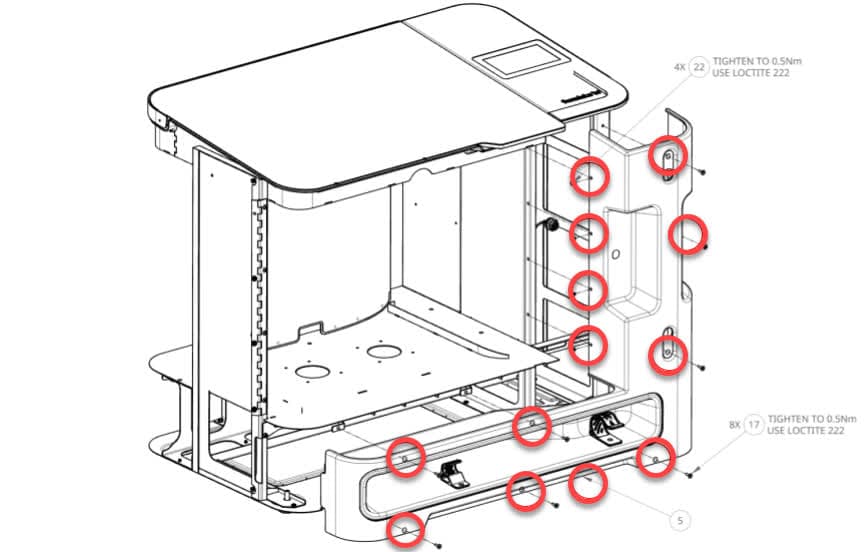 Step 6: Remove the lower front panel
