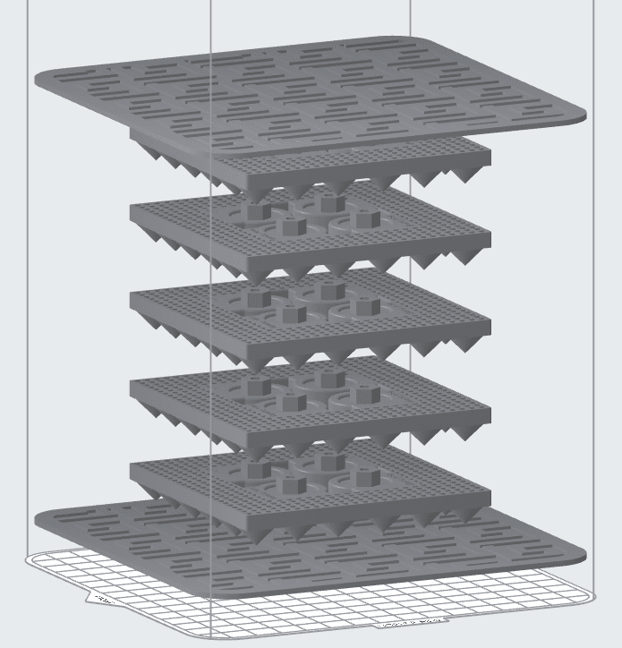 Bed Temperature Tuning print in PreForm