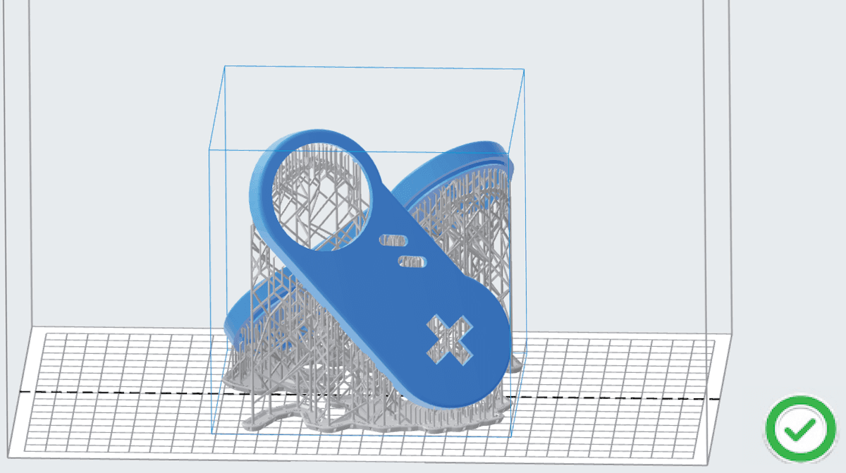 Correct slanted orientation