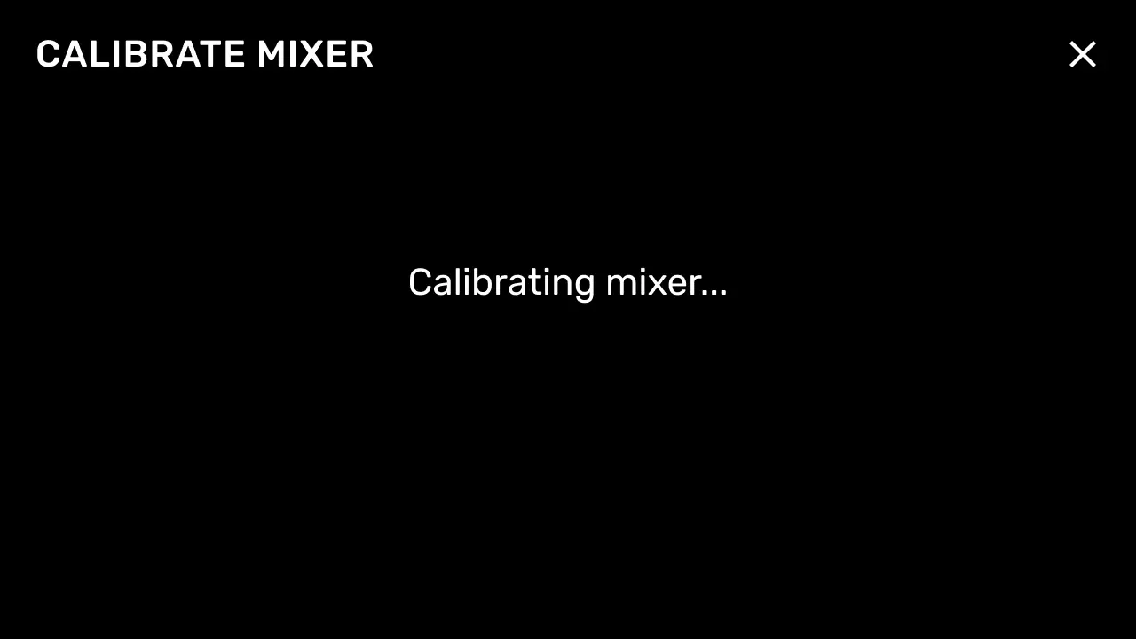 Calibration the Fuse Sift mixer