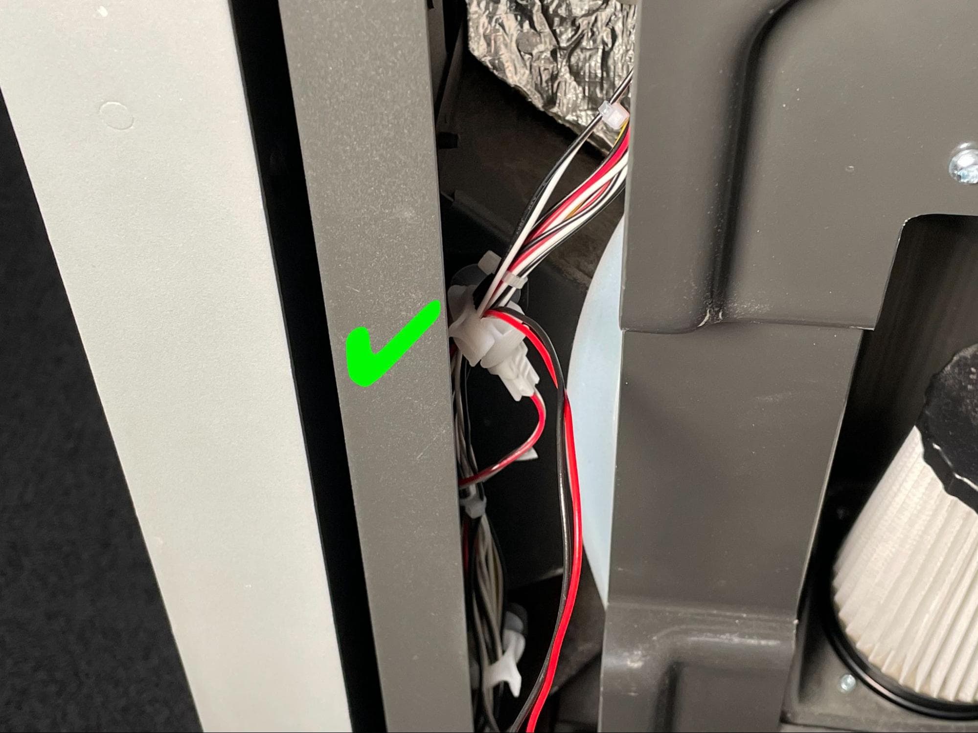 Replace the top & hopper-side panels