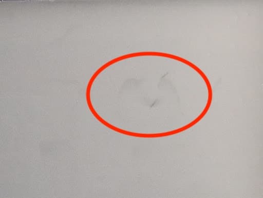 Polishing marks on a Form 3 resin tank