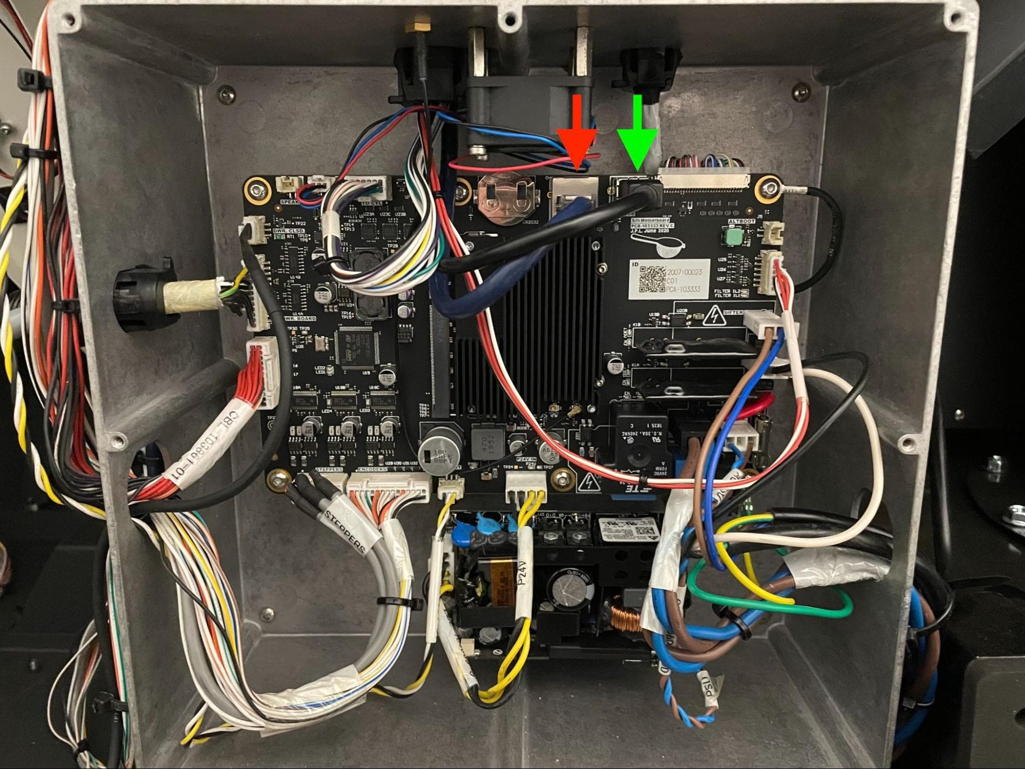 Remove the original wire harness