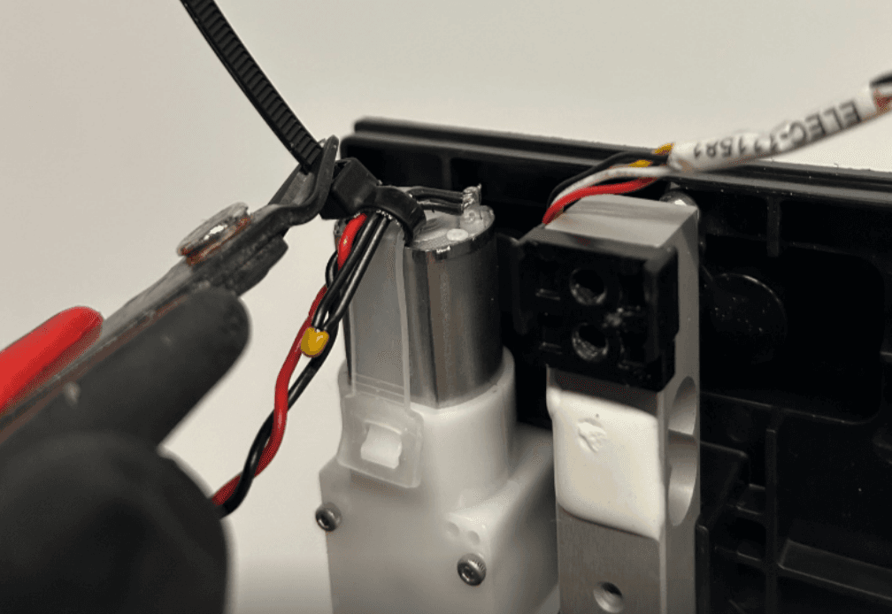 Trim the zip tie