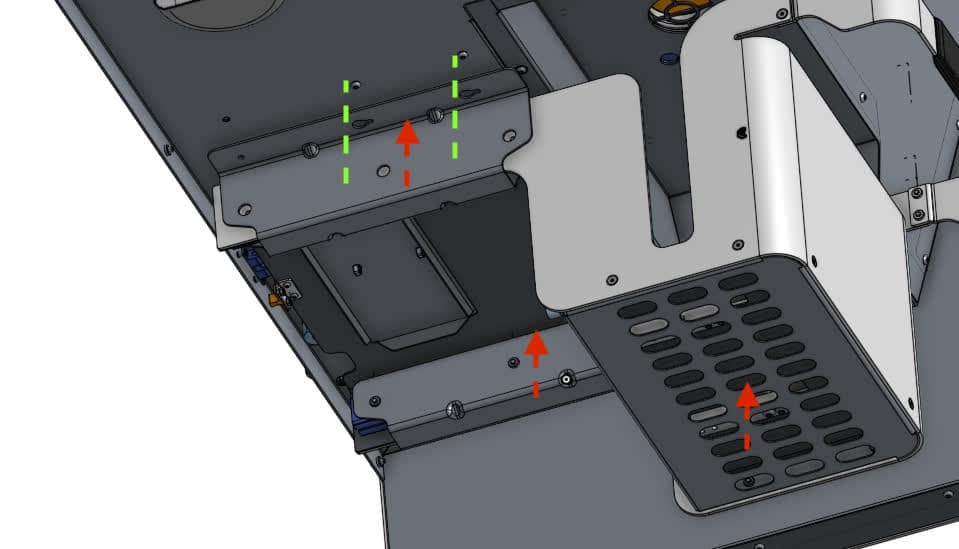 Mount the cartridge drawer