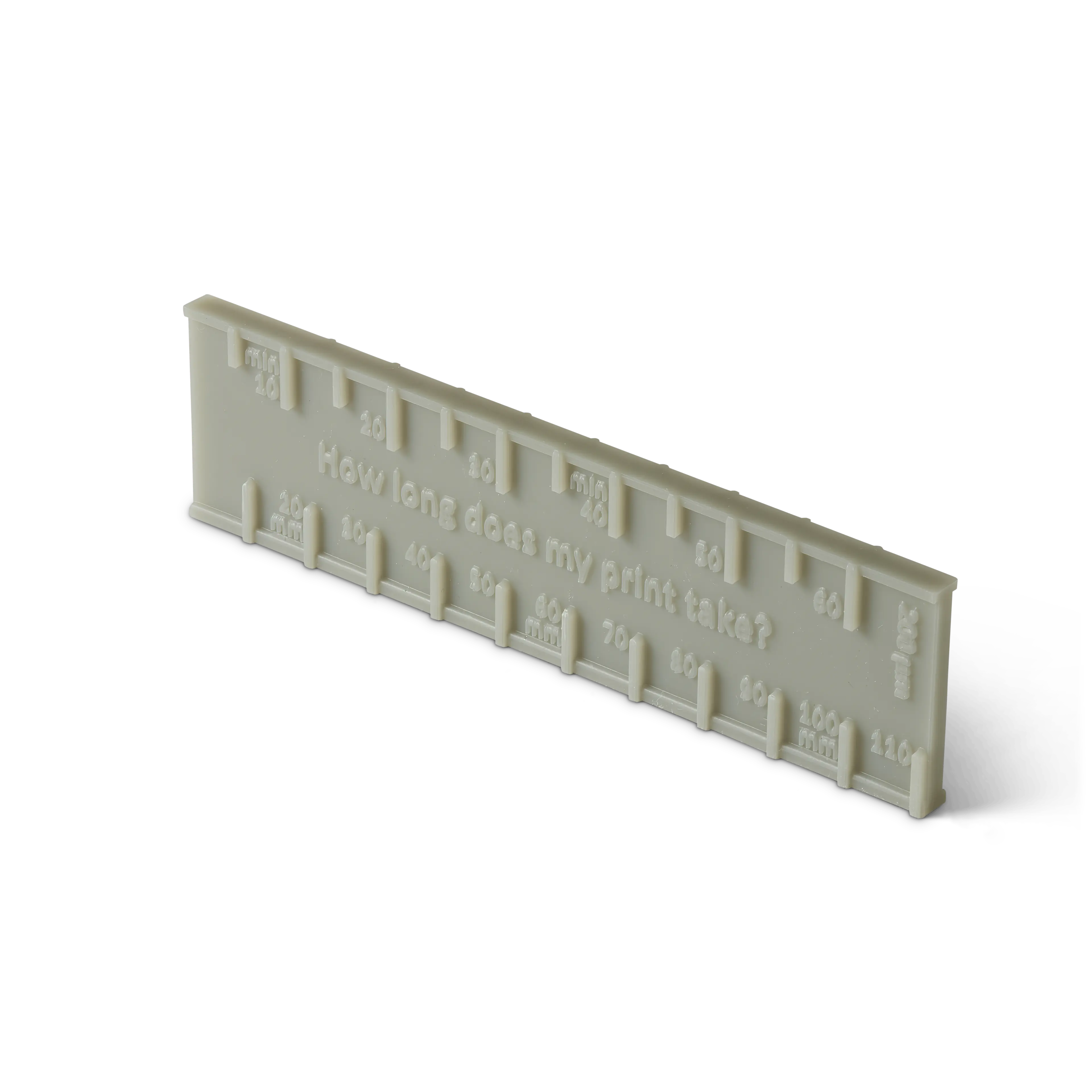 Fast Model Print Time Ruler