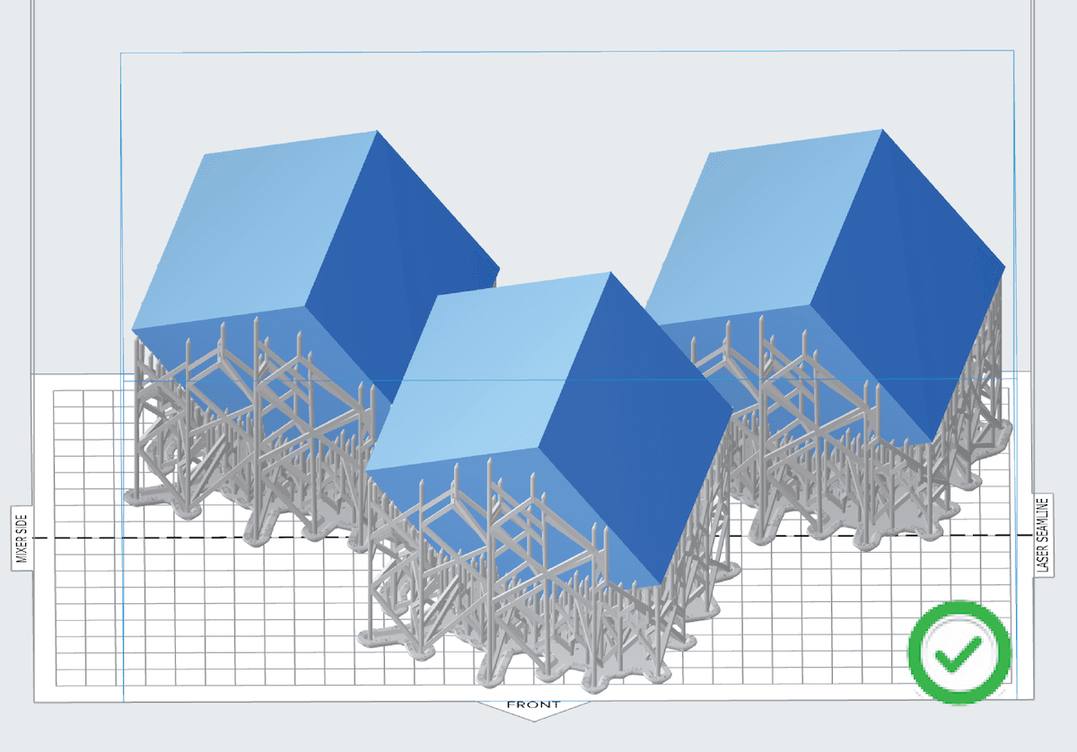Model divided into smaller cubes good practice