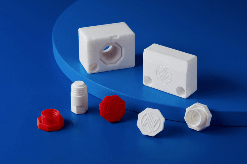 printed three-part mold