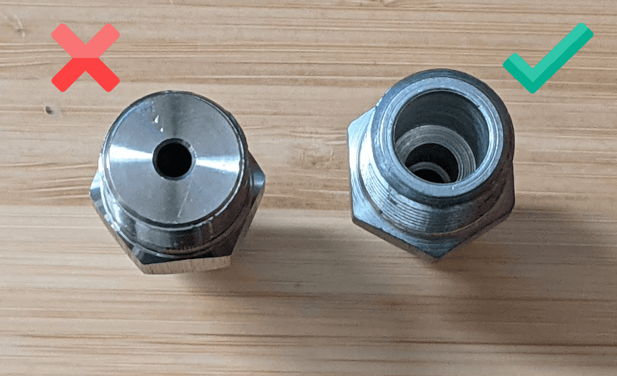 エアコンプレッサー用の継手