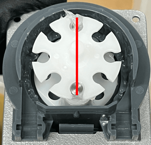 Reinstall the pump rotor