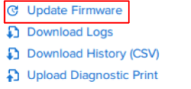 Flash the printer’s firmware