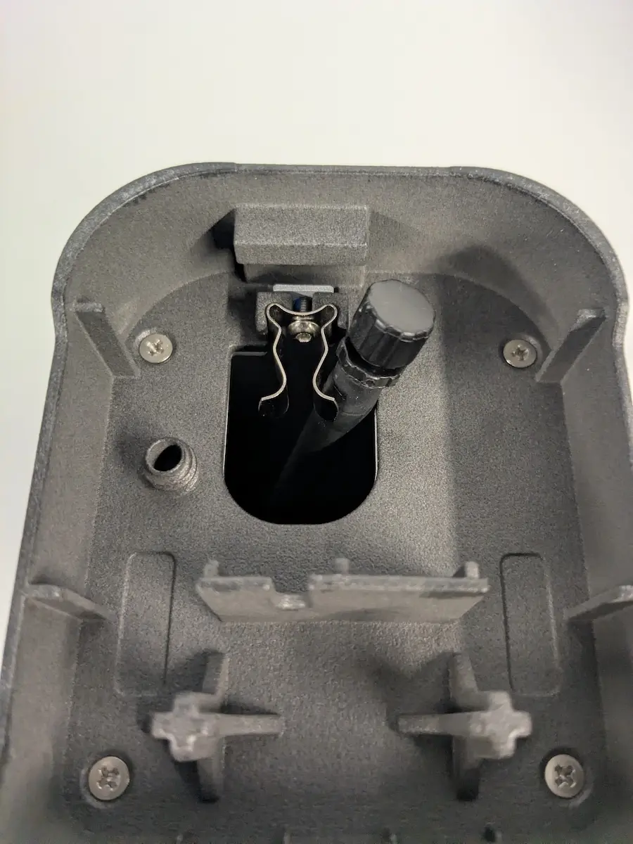 Step 4: Secure the pump tube clip