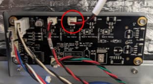 Install the replacement valve