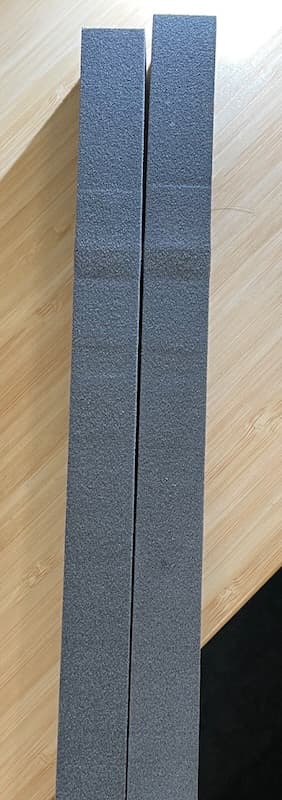 A printed TPU 90A part exhibiting thermal banding